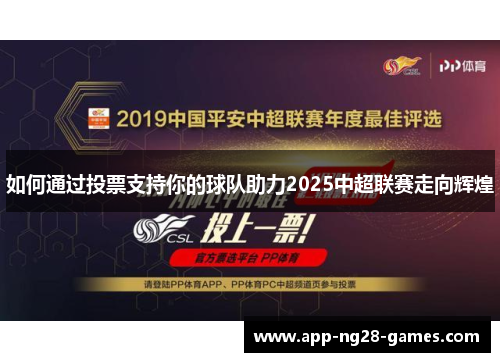 如何通过投票支持你的球队助力2025中超联赛走向辉煌